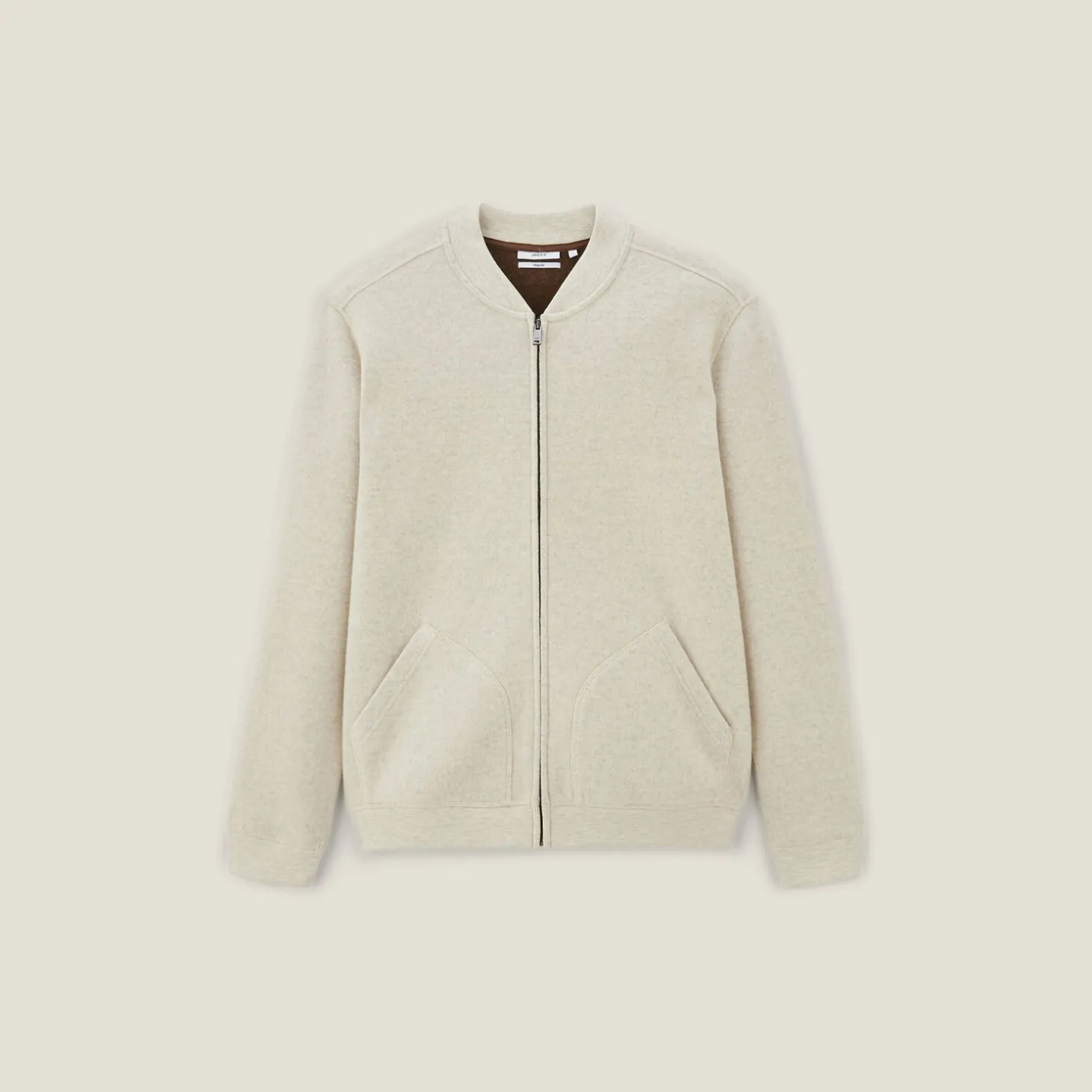 Online Sweater in tricot met rits Sweater