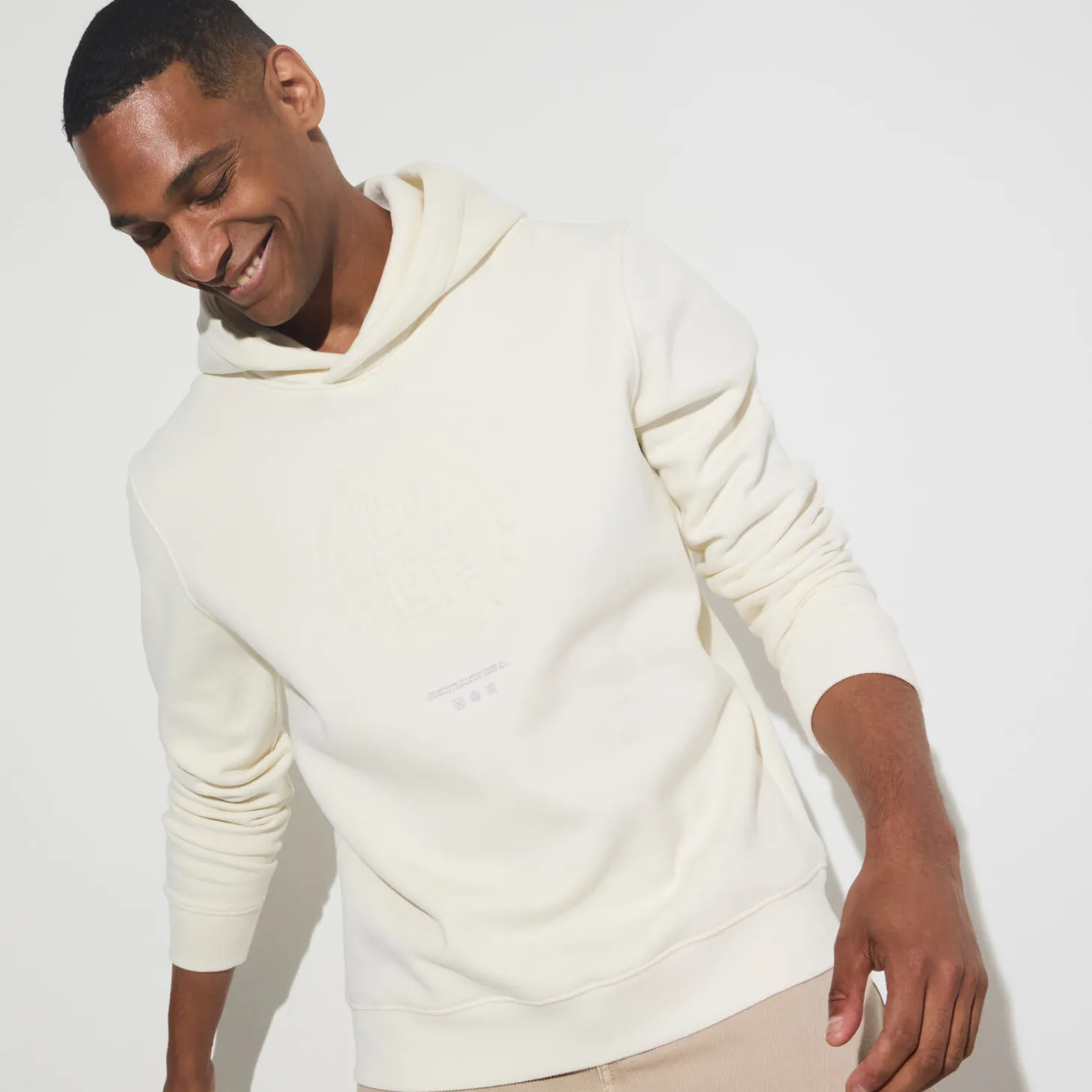 Outlet Sweater met kap en reliëfanimatie Sweater