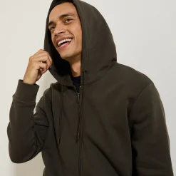 Hot Sweater met kap en rits Sweater