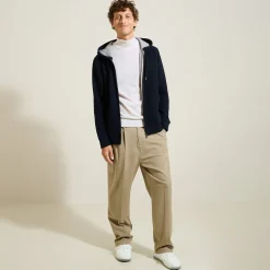 Cheap Sweater met kap en rits in tricot Sweater