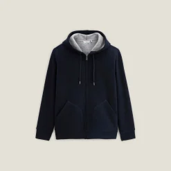 Cheap Sweater met kap en rits in tricot Sweater