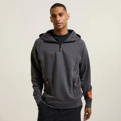 Best Sweater met kap in technische materie Sweater