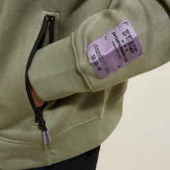 Store Sweater met kap in technische materie Sweater