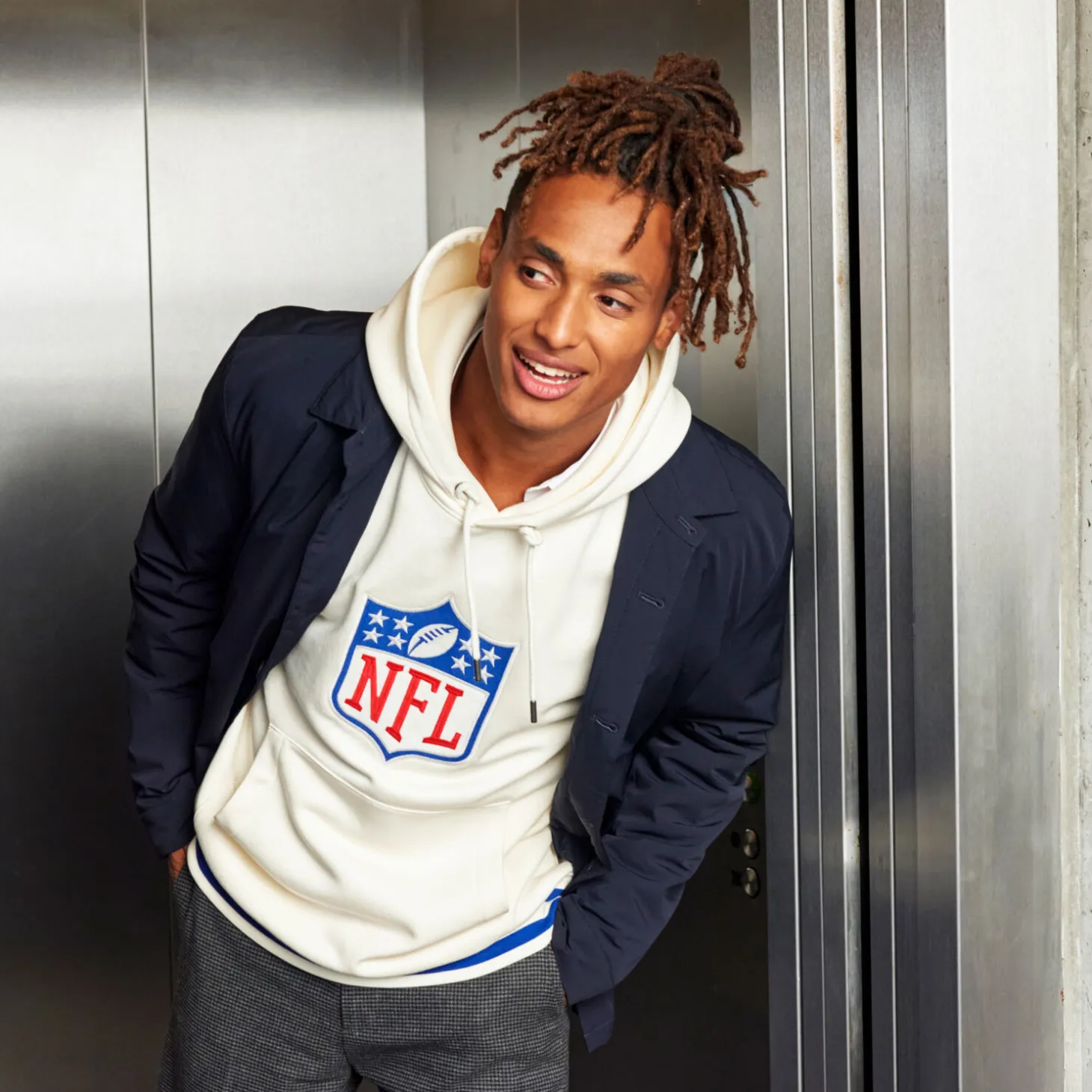 Best Sweater met kap, NFL-licentie Sweater