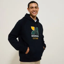 Best Sweater met kap, patch en borduursel vooraan Sweater