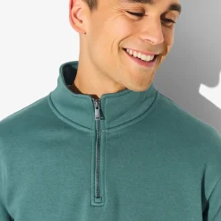 Store Sweater met opstaande ritskraag Sweater