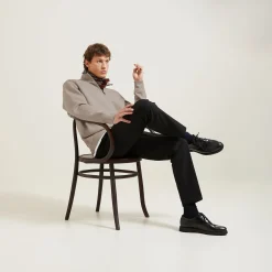 Flash Sale Sweater met opstaande ritskraag Sweater