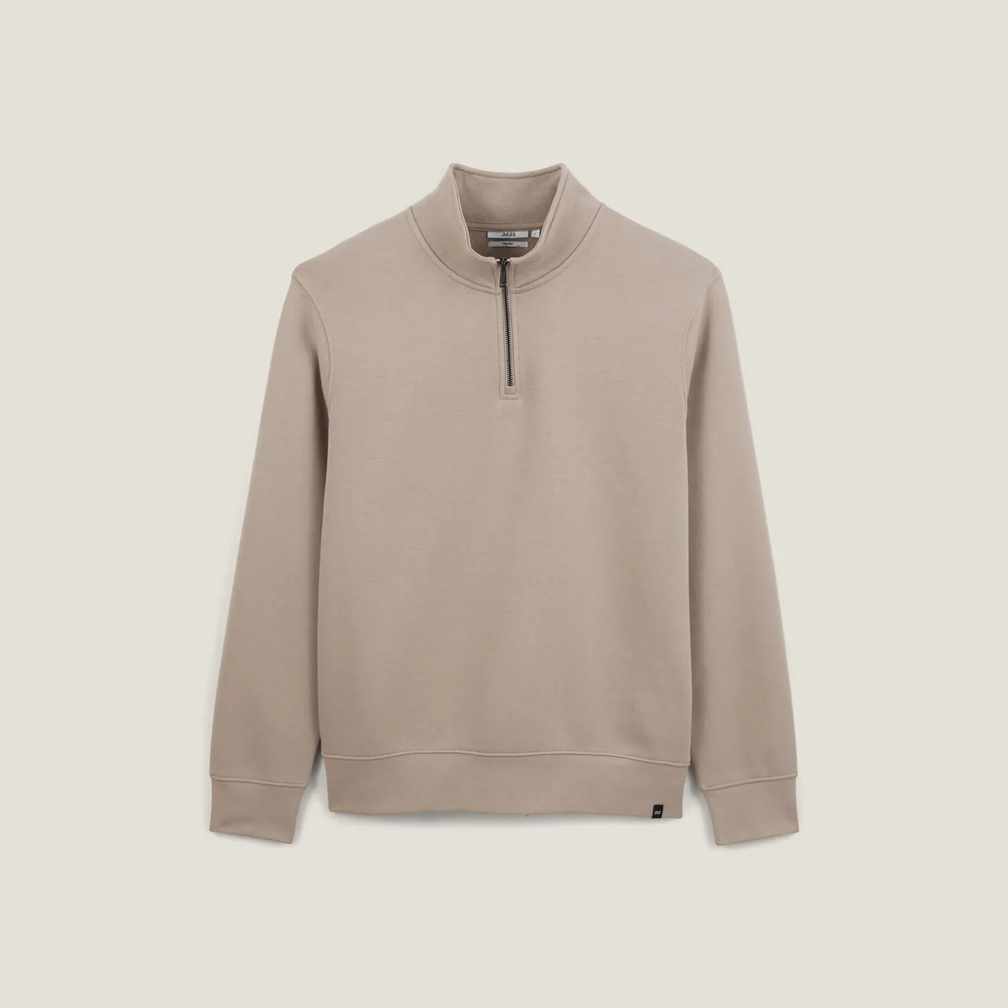 Flash Sale Sweater met opstaande ritskraag Sweater