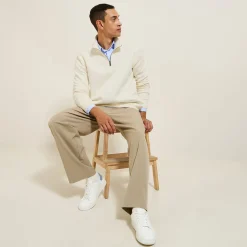 Fashion Sweater met opstaande ritskraag Sweater