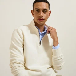 Fashion Sweater met opstaande ritskraag Sweater