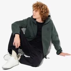 Cheap Sweater met rits en kap Sweater