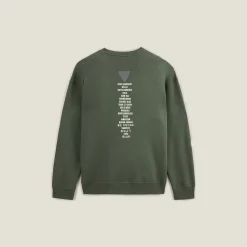 Fashion Sweater met ronde hals en print op voor-en achterk Sweater