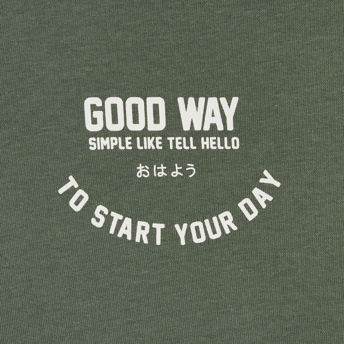 Fashion Sweater met ronde hals en print op voor-en achterk Sweater