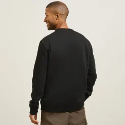 Shop Sweater met ronde hals en print vooraan Sweater