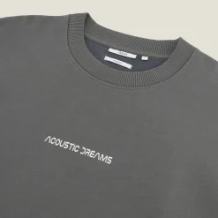 Flash Sale Sweater met ronde hals en print op voor-en achterk Sweater