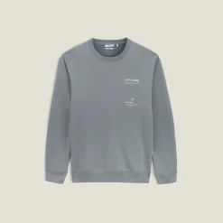 Store Sweater met ronde hals en print vooraan Sweater