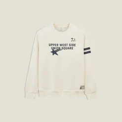 Best Sale Sweater met ronde hals en print Sweater