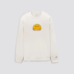 Outlet Sweater met ronde hals, licentie Smiley Sweater