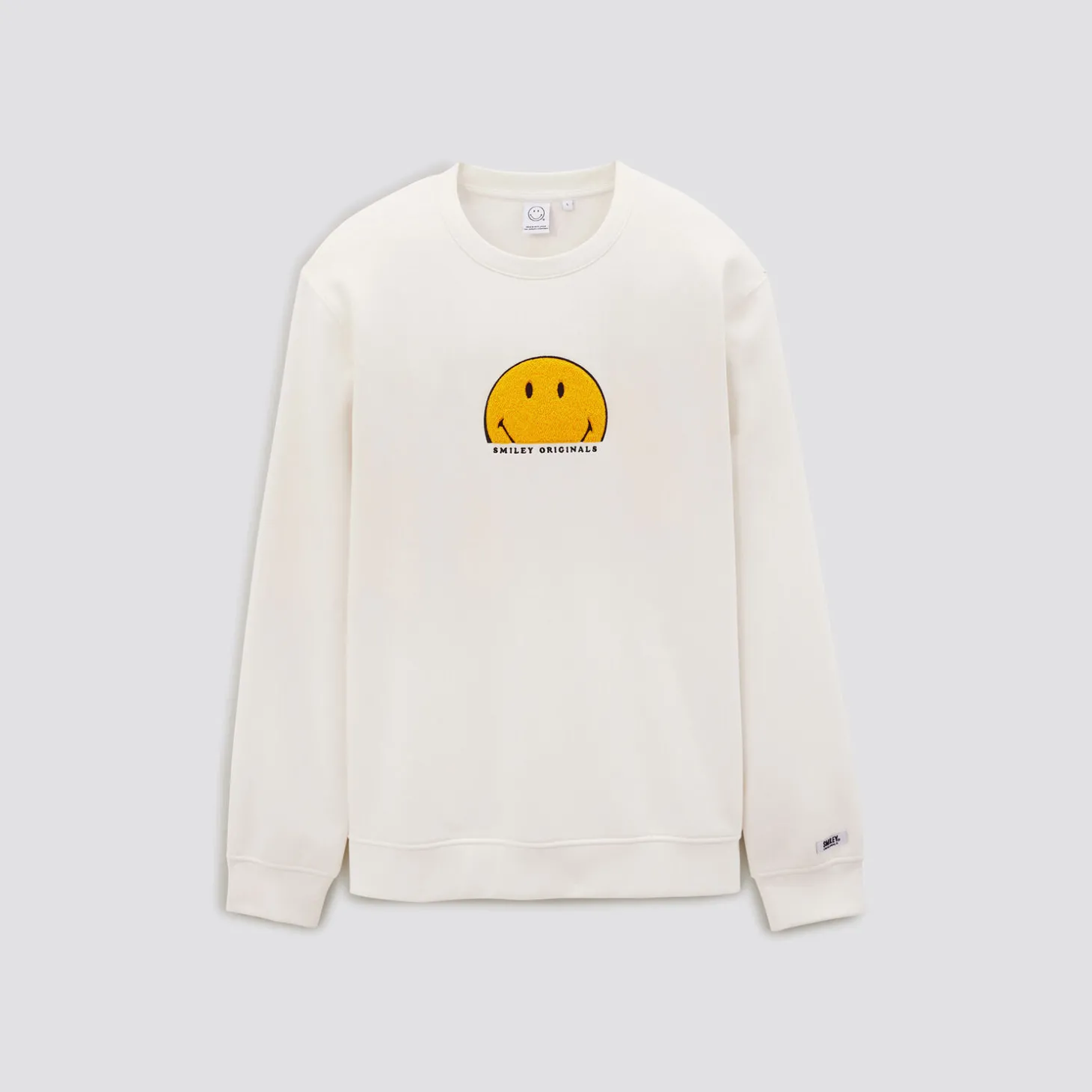 Outlet Sweater met ronde hals, licentie Smiley Sweater