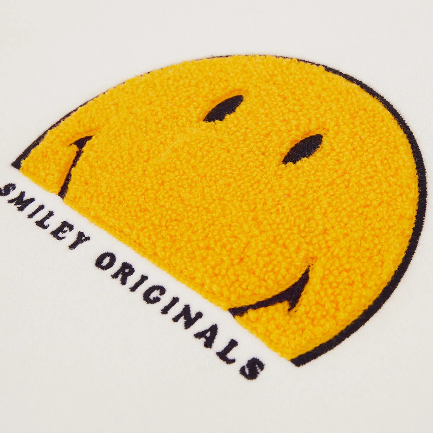 Outlet Sweater met ronde hals, licentie Smiley Sweater