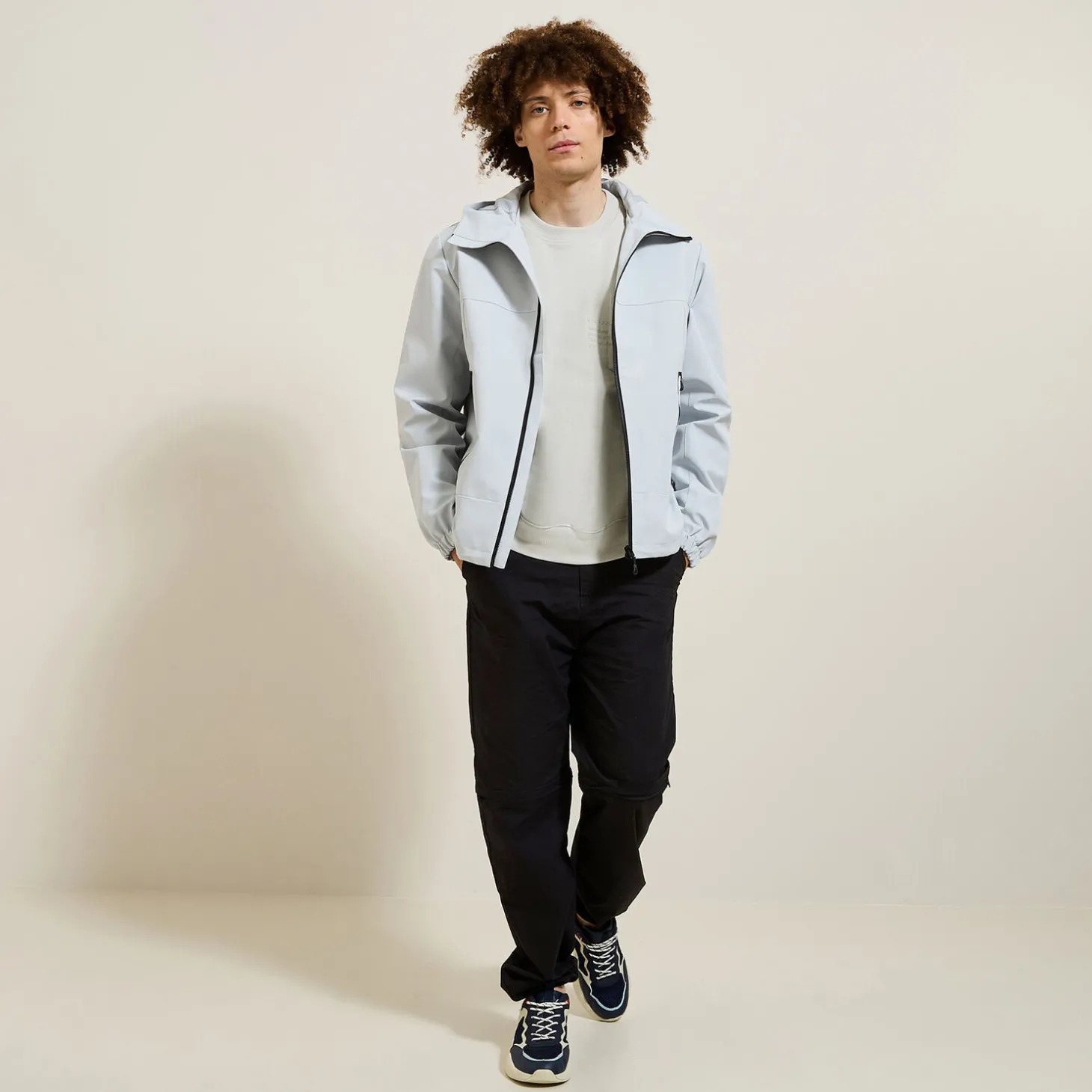 New Sweater ronde hals, zak en afbeelding Sweater