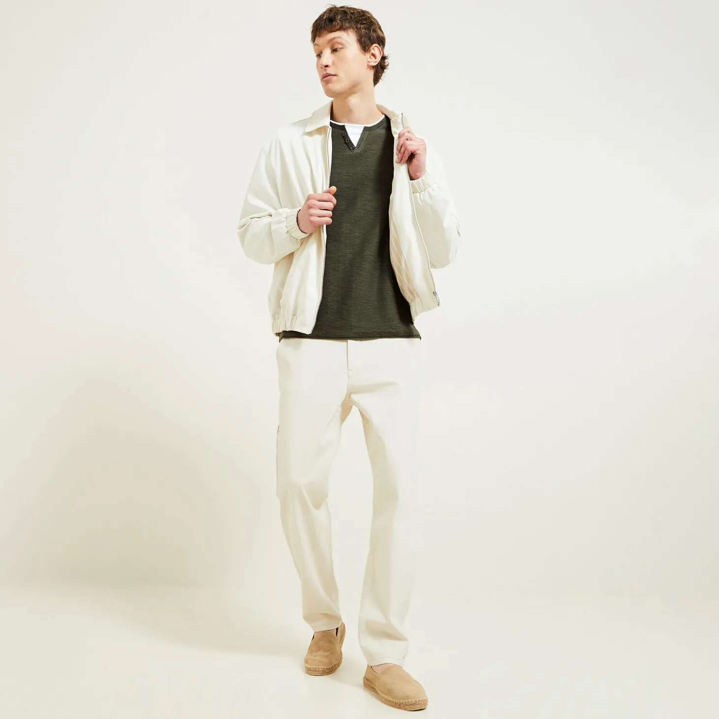 Outlet Trui met dubbele halslijn Trui