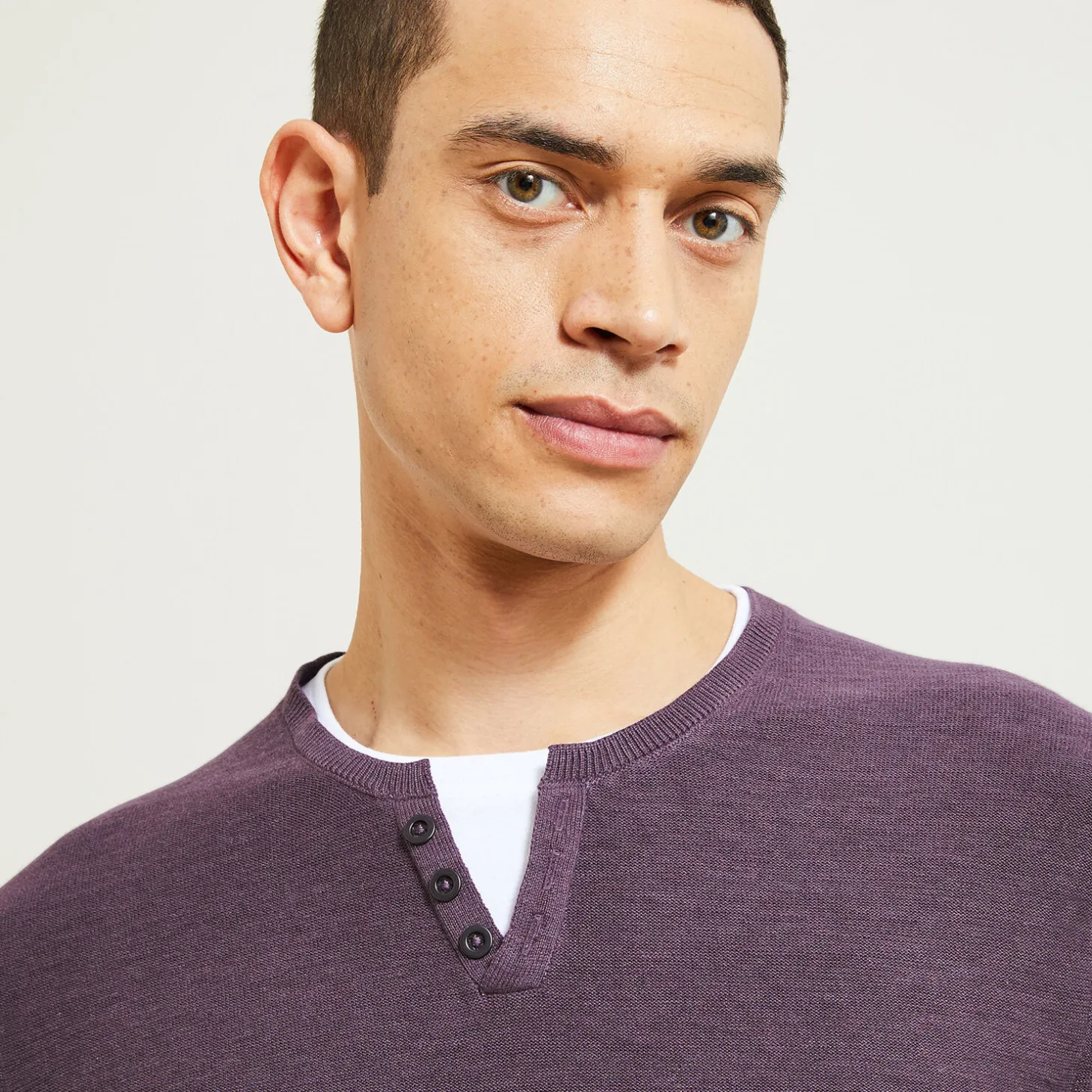 Shop Trui met dubbele halslijn Trui