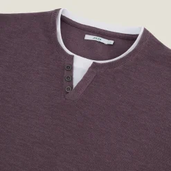 Shop Trui met dubbele halslijn Trui