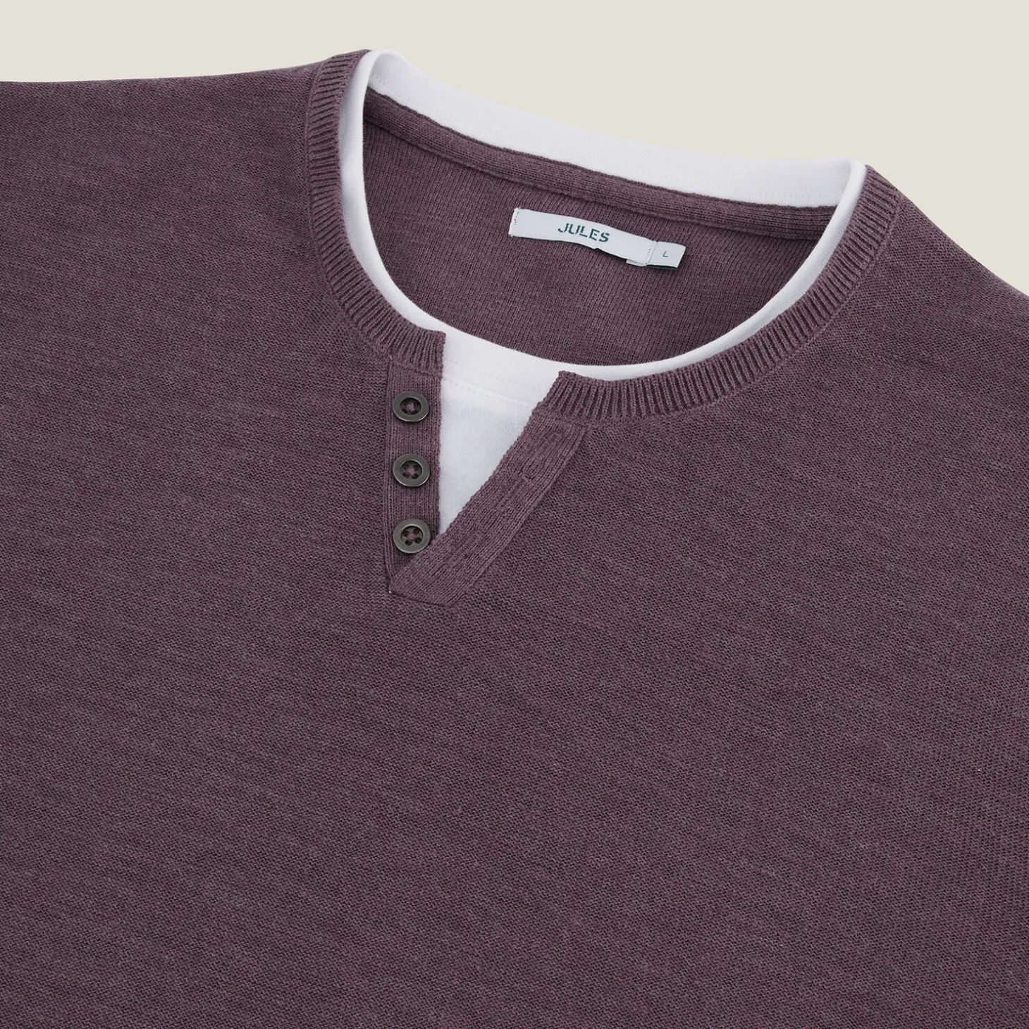 Shop Trui met dubbele halslijn Trui