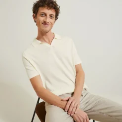 New Trui met resort polokraag en korte mouwen Polo|Trui