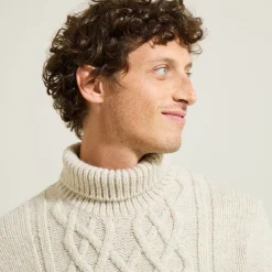 Cheap Trui met rolkraag en kabelmotief Trui