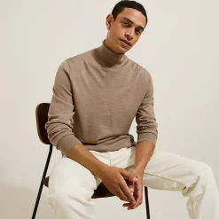 Cheap Trui met rolkraag in merinoswol Trui