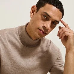 Cheap Trui met rolkraag in merinoswol Trui