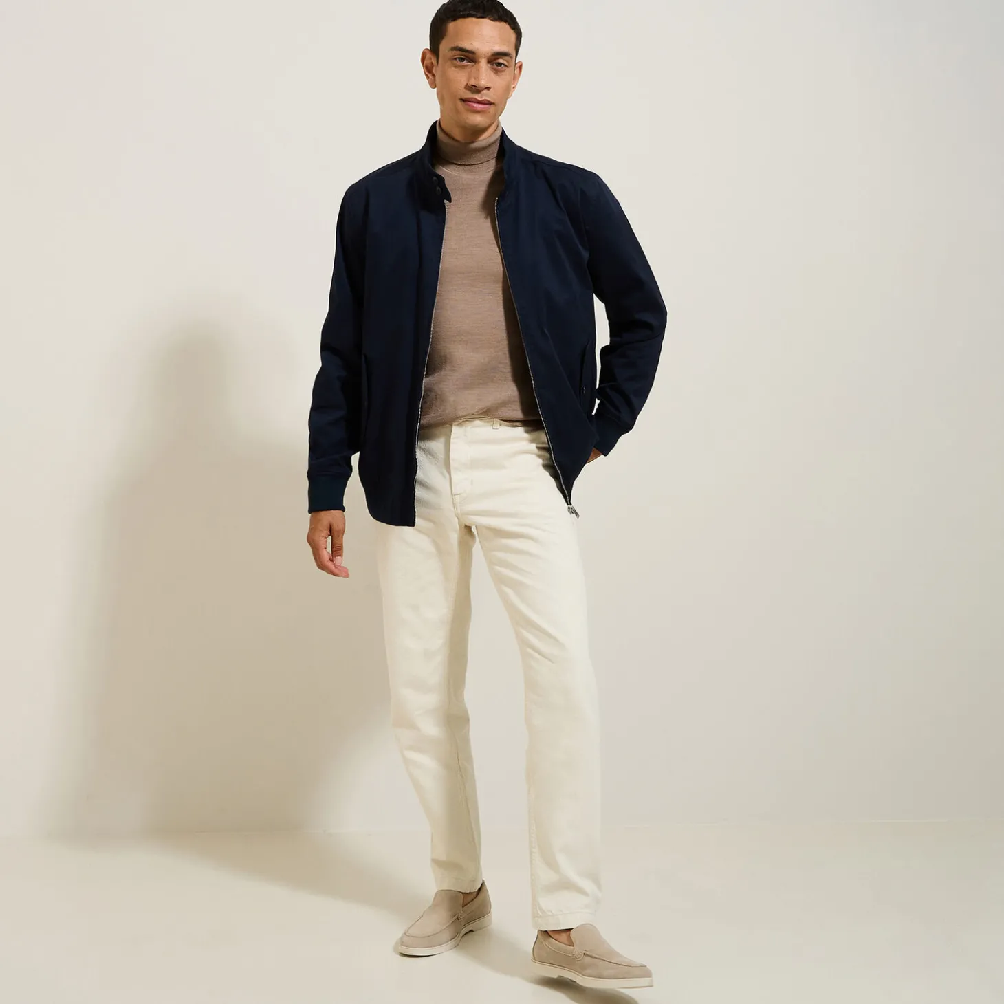 Cheap Trui met rolkraag in merinoswol Trui