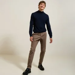 Outlet Trui met rolkraag in merinoswol Trui