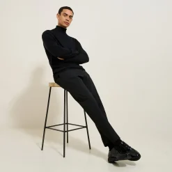 Outlet Trui met rolkraag in merinoswol Trui