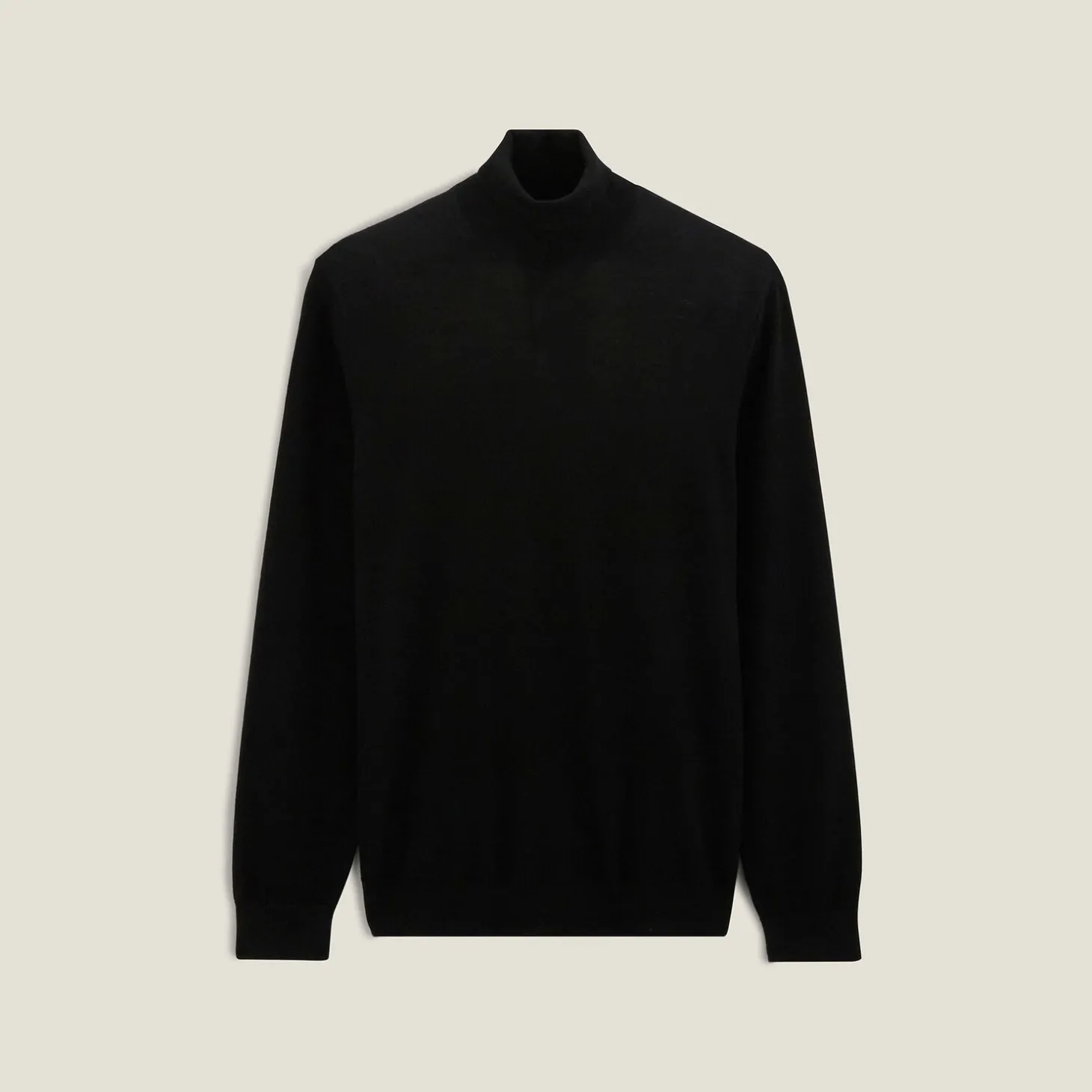 Outlet Trui met rolkraag in merinoswol Trui