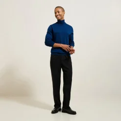 Online Trui met rolkraag in merinoswol Trui