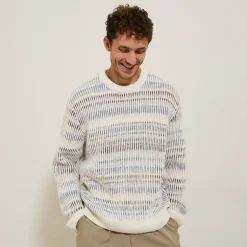 Cheap Trui met ronde hals en kleurverloopeffect Trui