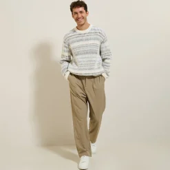 Cheap Trui met ronde hals en kleurverloopeffect Trui