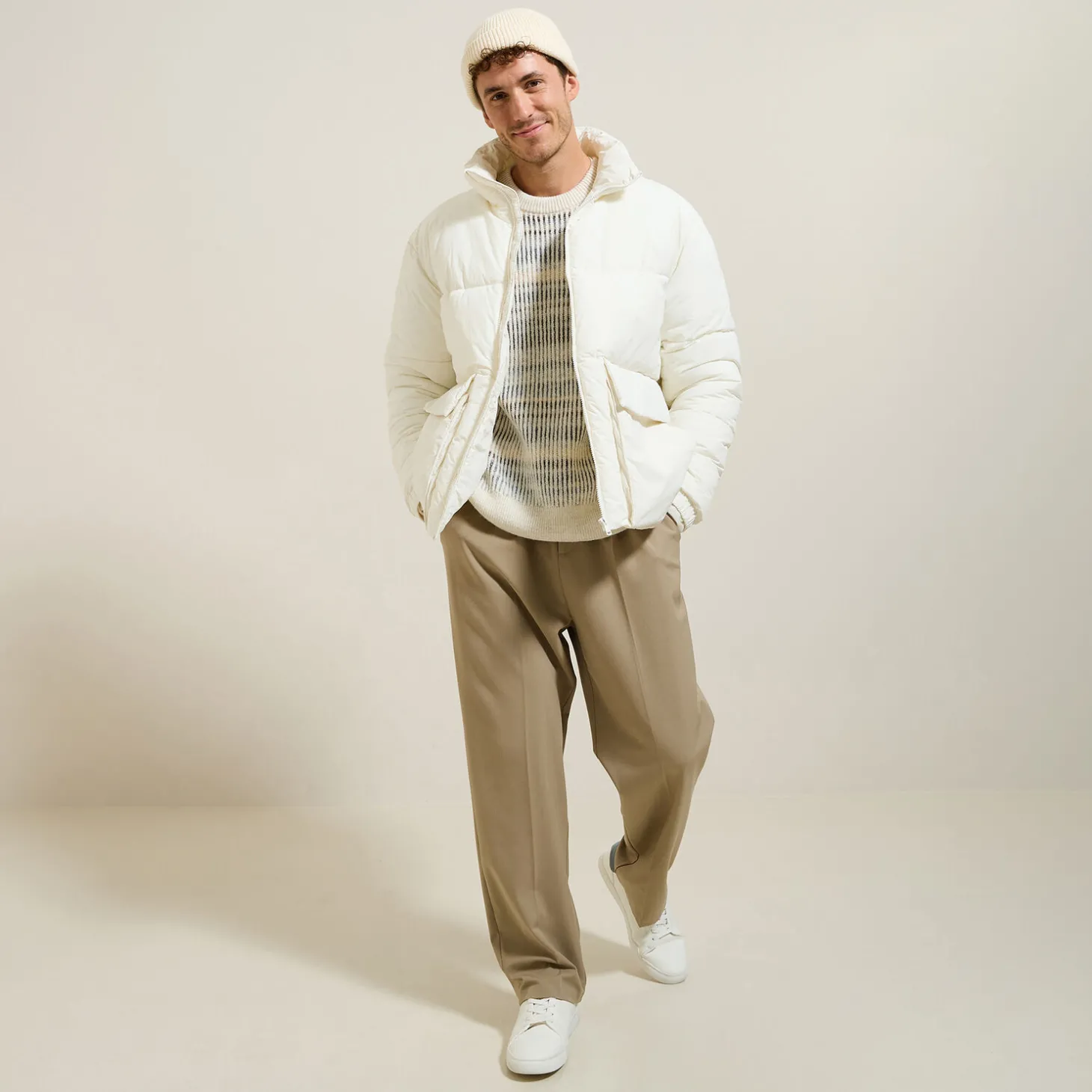 Cheap Trui met ronde hals en kleurverloopeffect Trui