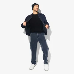 Clearance Trui met ronde hals en stekenpatroon Trui