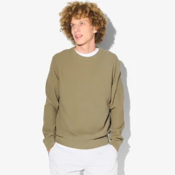 Shop Trui met ronde hals en stekenpatroon Trui