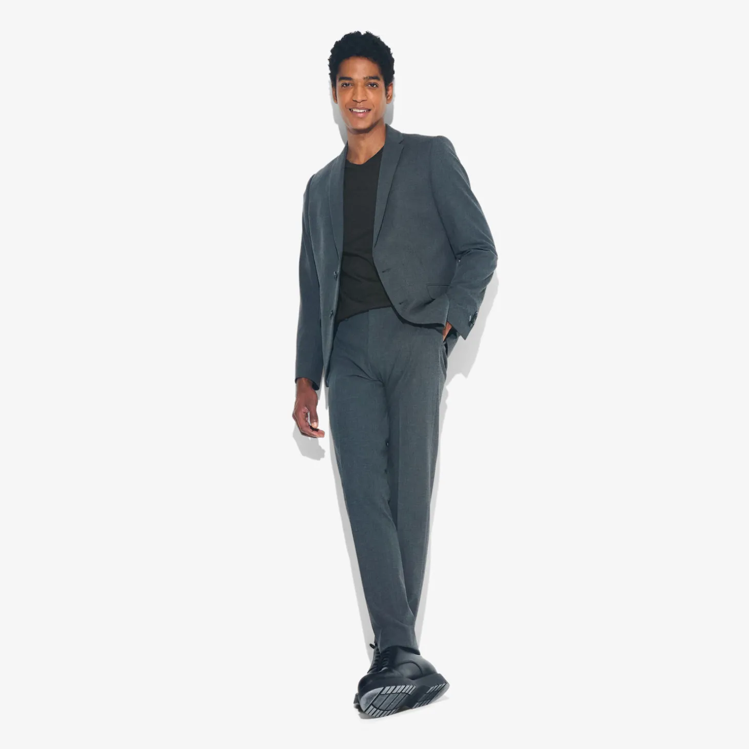 Clearance Trui met ronde hals in merinoswol Trui