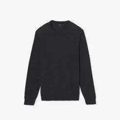 Clearance Trui met ronde hals in merinoswol Trui