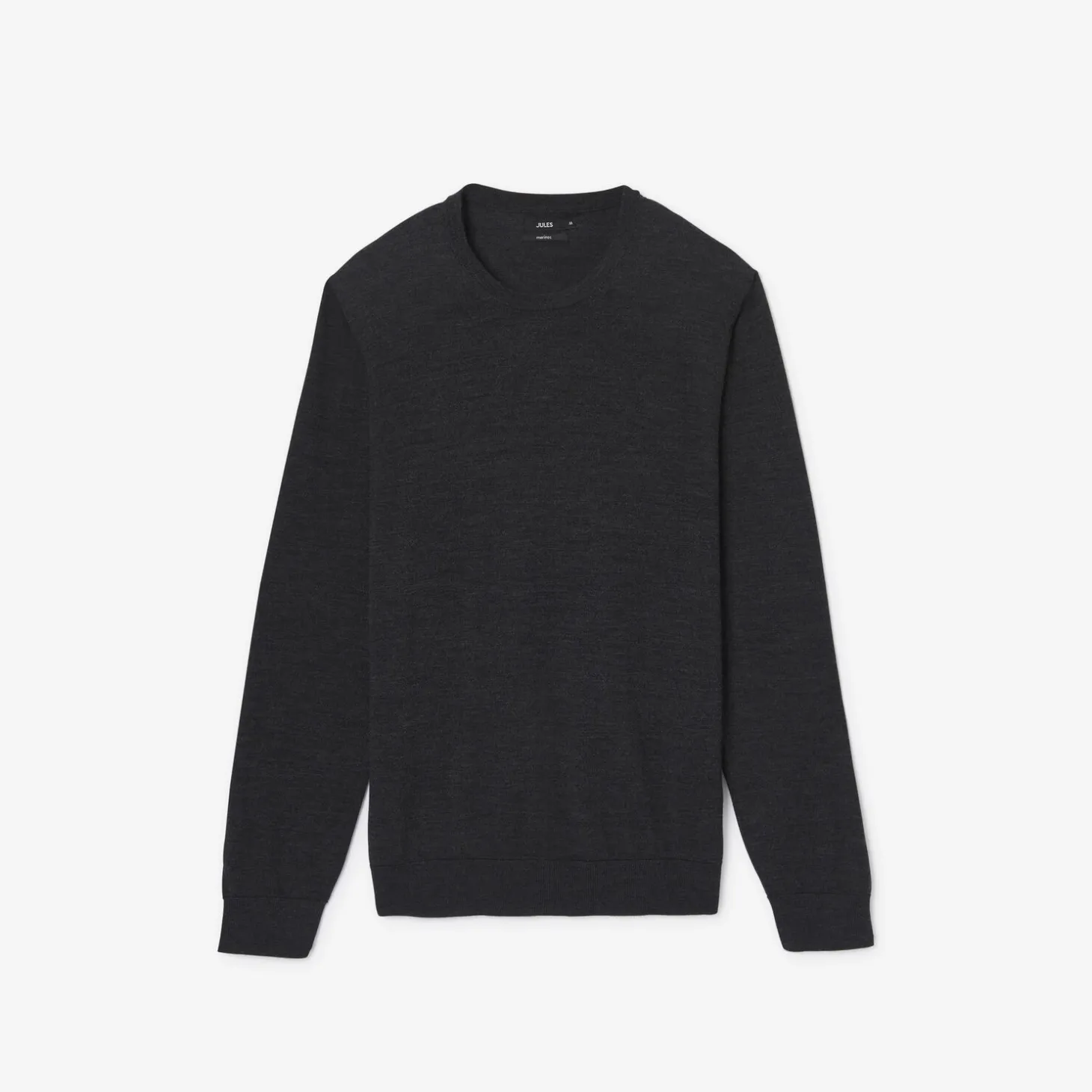 Clearance Trui met ronde hals in merinoswol Trui