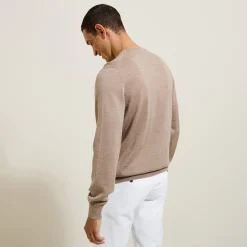 New Trui met ronde hals in merinoswol Trui