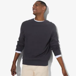 Cheap Trui met ronde hals in ribstof Trui