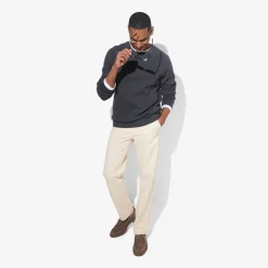 Cheap Trui met ronde hals in ribstof Trui