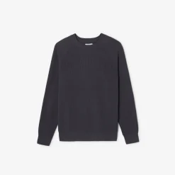 Cheap Trui met ronde hals in ribstof Trui